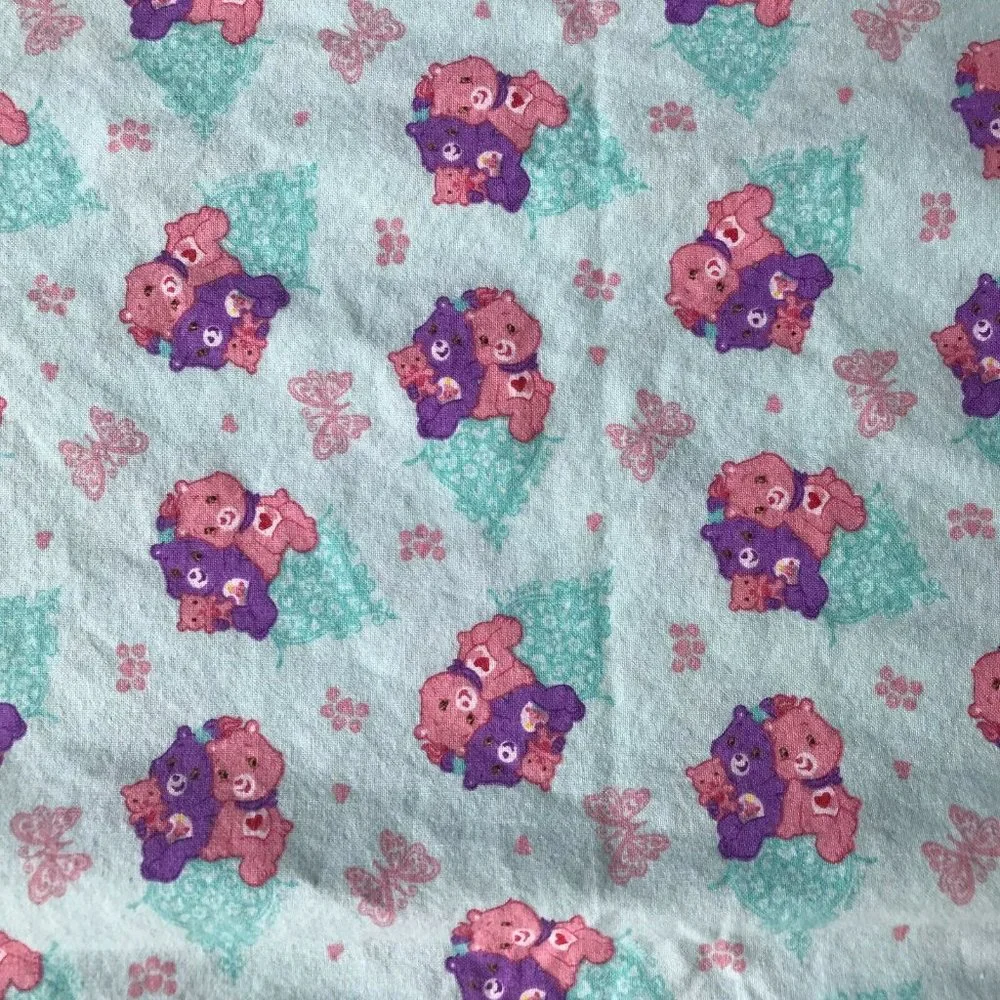 Care Bears Pillowcase Standard Butterflies Vintage